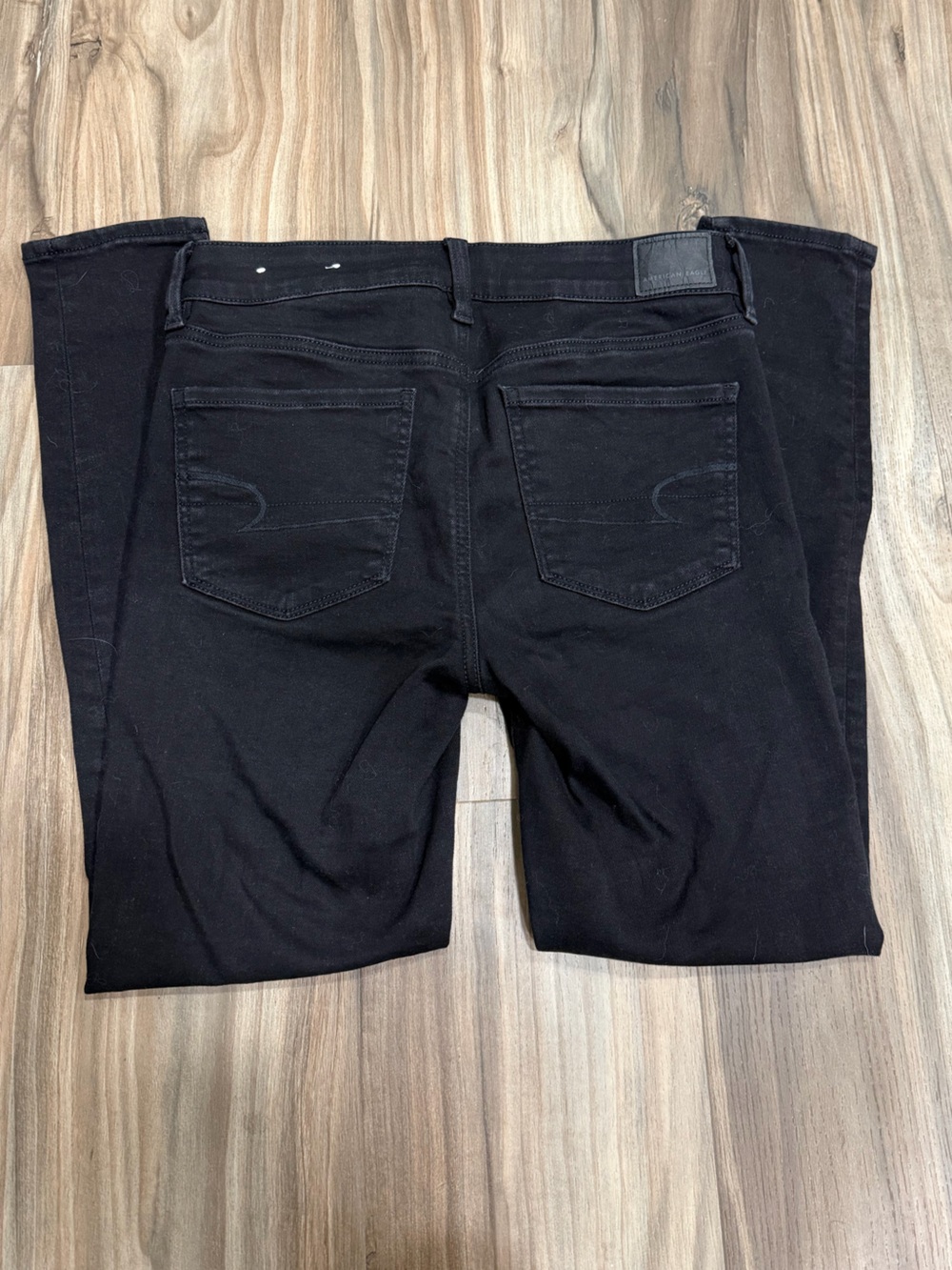 American Eagle Outfitters Black High-Rise Stretch Jeans